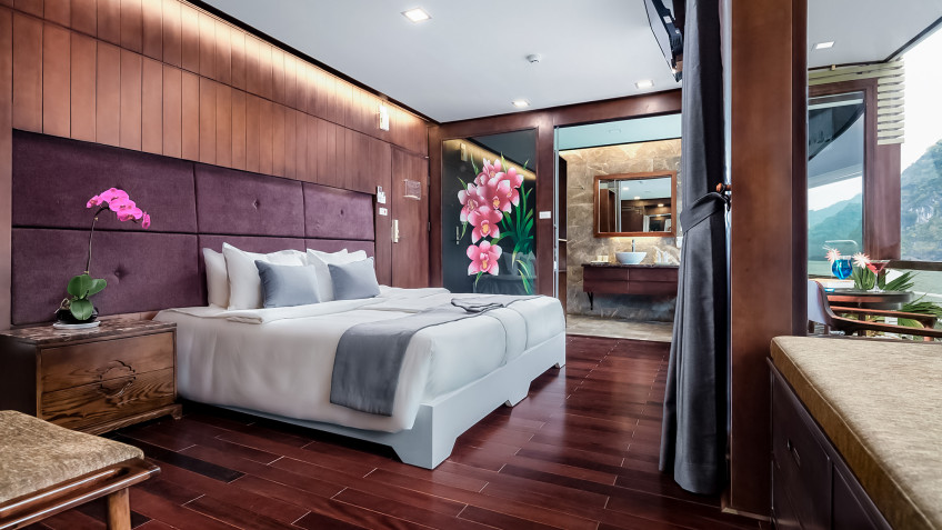 Suite Balcony aboard Orchid Cruise Halong Bay